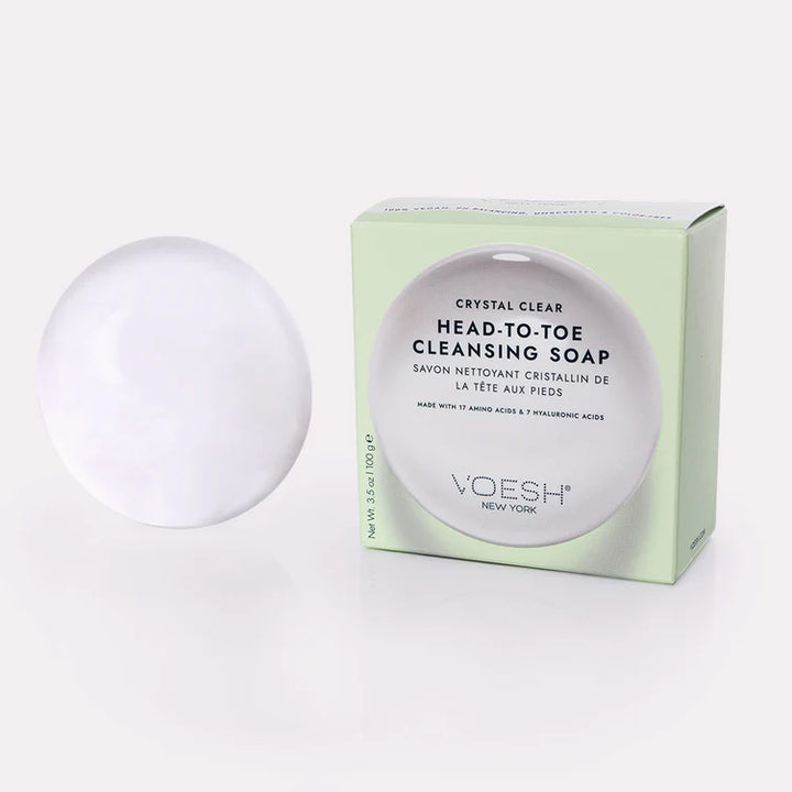 Voesh 100% Vegan Crystal Clear Head-to-Toe Cleansing Soap