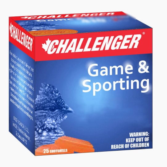 Challenger Game & Sporting 12GX2-3/4 1-1/4oz #4 25 Rounds