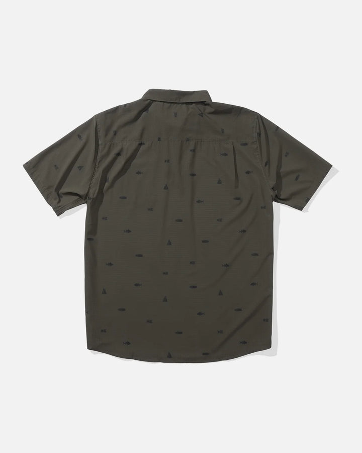 Salty Crew Mayday Perforated Tech Polo Shirt