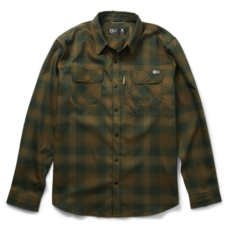 Salty Crew Fathom Long Sleeve Tech Flannel Shirt