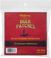 Outers Bulk Patches - Cotton Gun Cleaning Patches