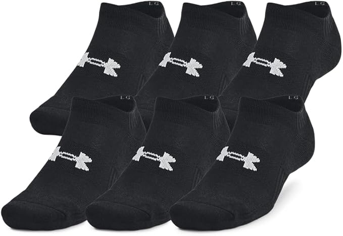 Under Armour Training Cotton Cushioned No Show Socks