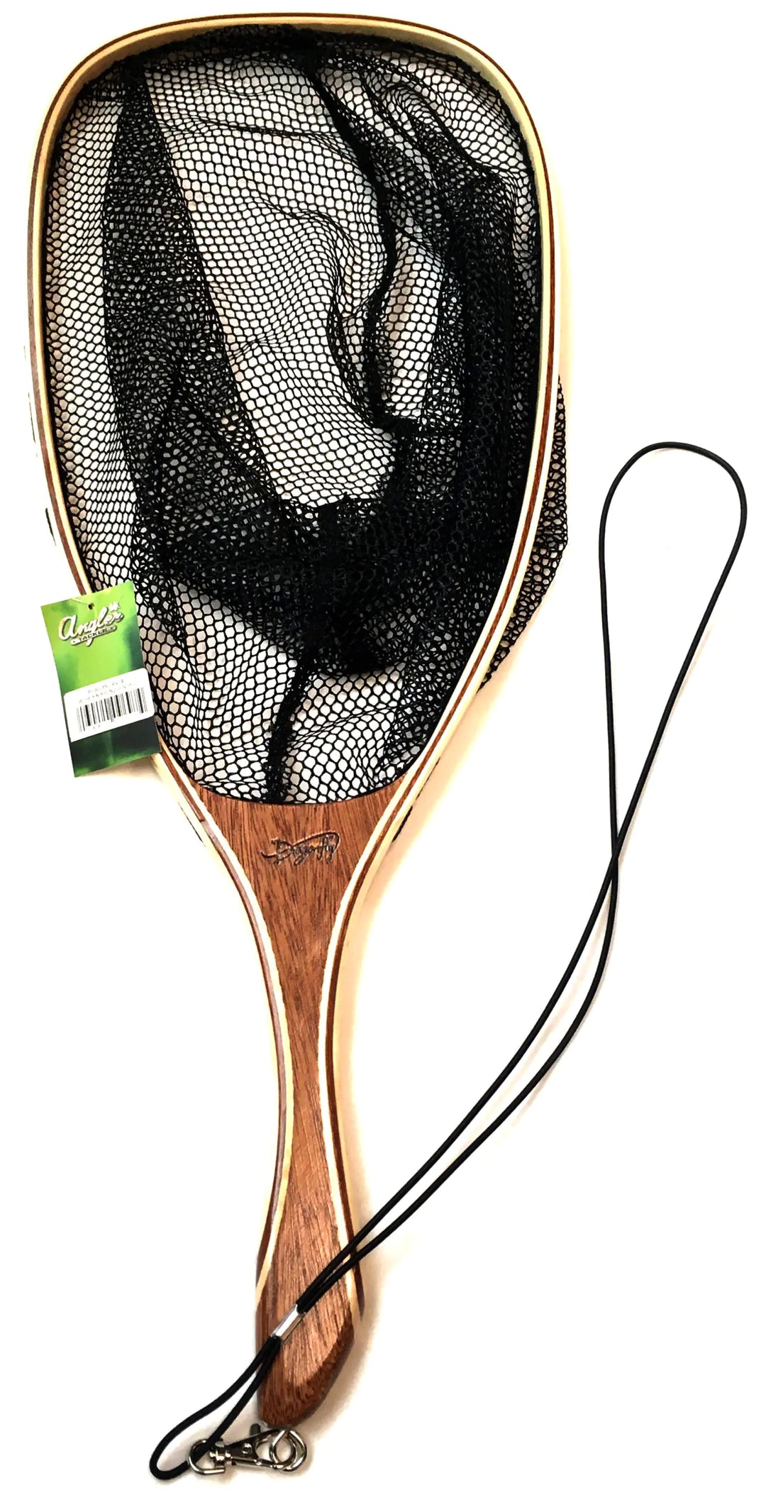 Angler Tackle Wooden Landing Net