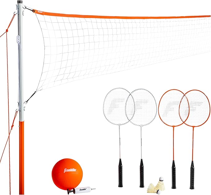 Franklin Starter Volleyball and Badminton Set