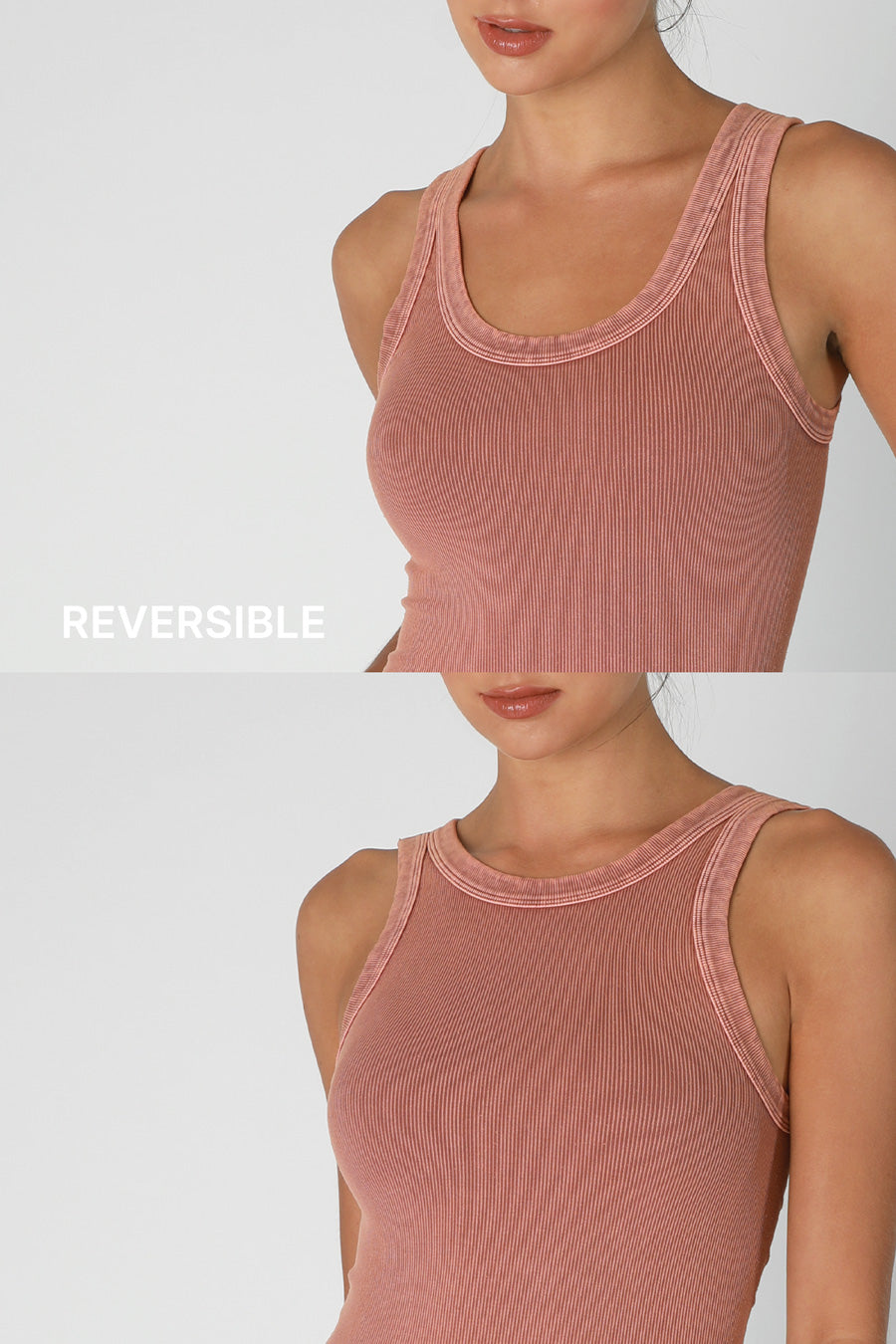 Nikibiki - Vintage Reversible Ribbed Tank