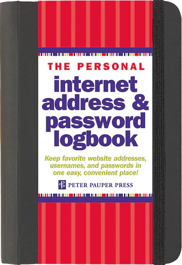 PPP The Personal Internet Address & Password Logbook