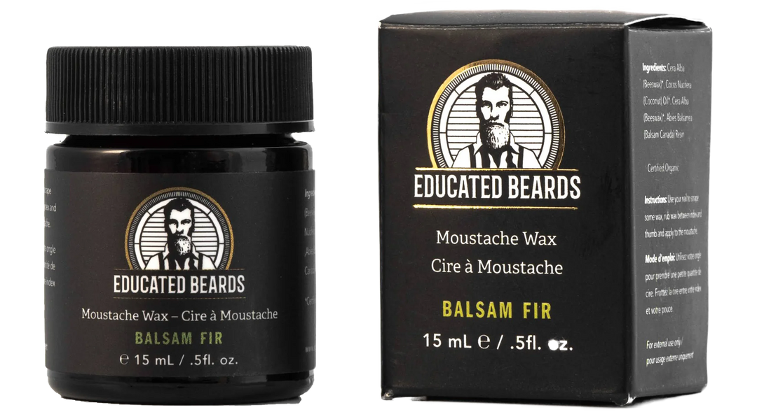 Educated Beards- Balsam Fir Moustache Wax- 15ml