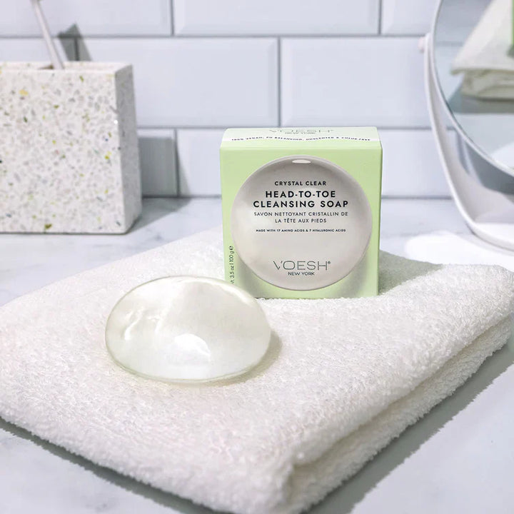 Voesh 100% Vegan Crystal Clear Head-to-Toe Cleansing Soap