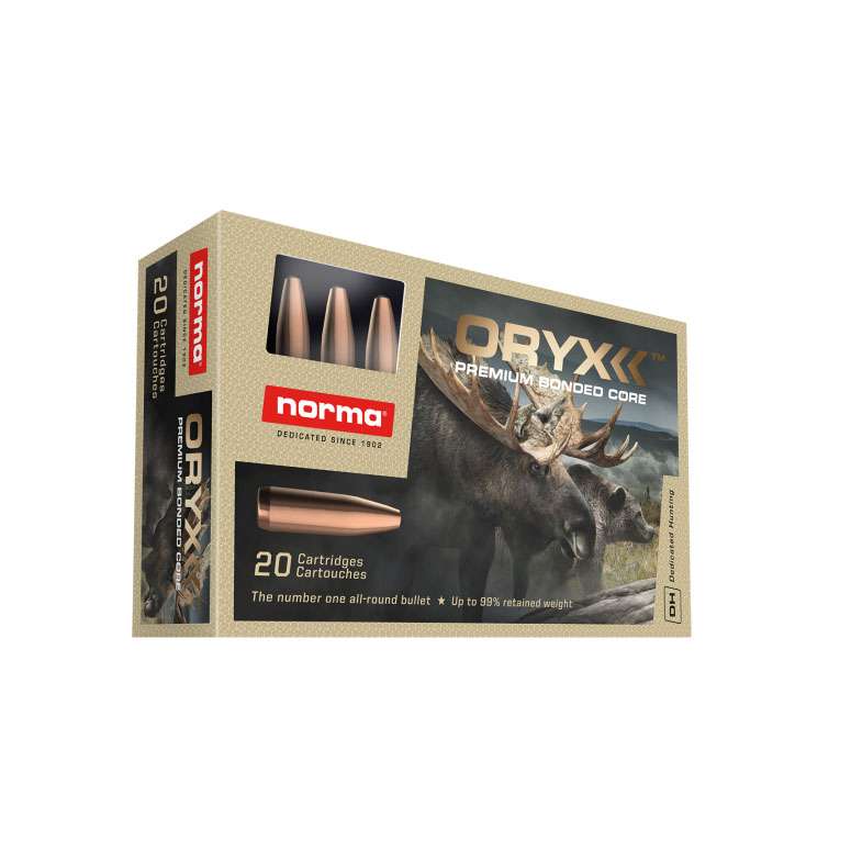 Norma Oryx Premium Bonded Core 6.5X55 SE 156gr 2559FPS 20 Rounds