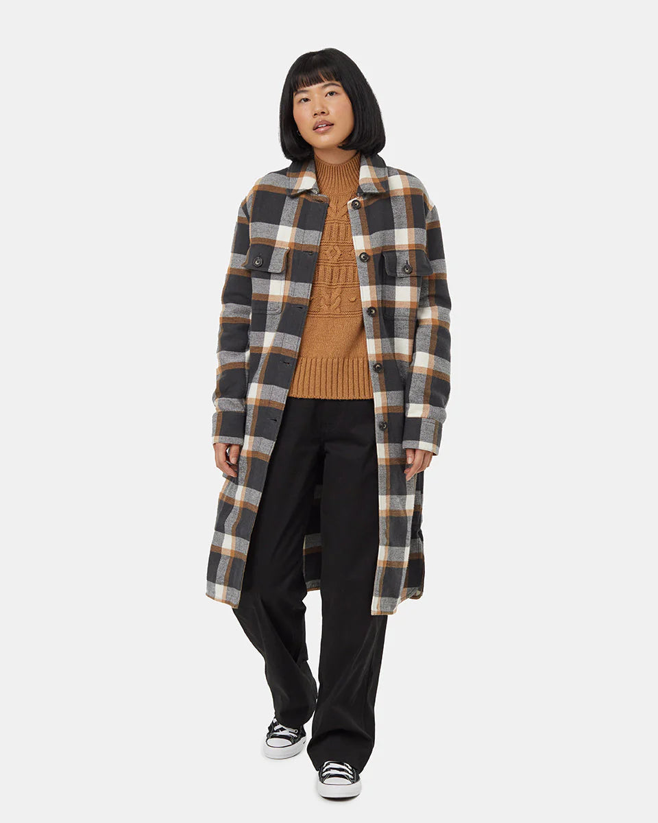 Ten Tree W Heavy Weight Flannel Long Jacket