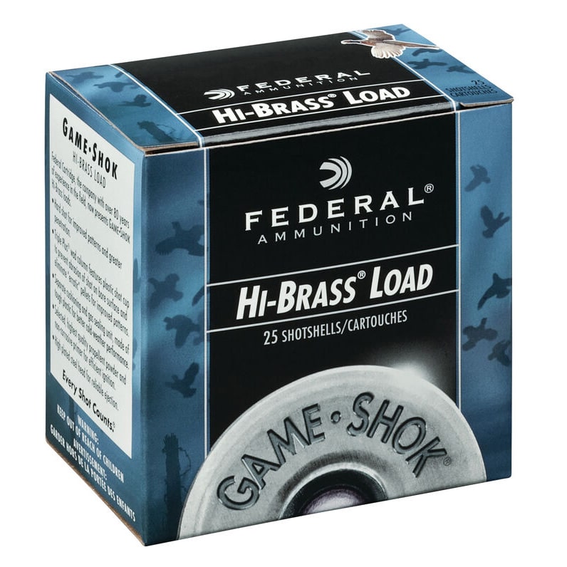 Federal Game Load Hi-Brass .410 2-1/2" 1/2oz 1200FPS #6 25 Rounds