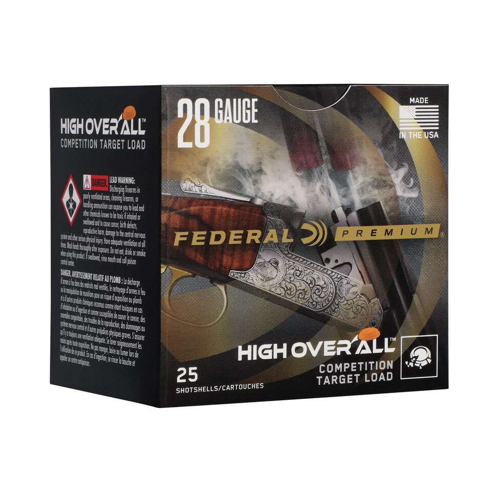 Federal High Over All 28GX2-3/4" 1250FPS 3/4oz #8 25 Rounds