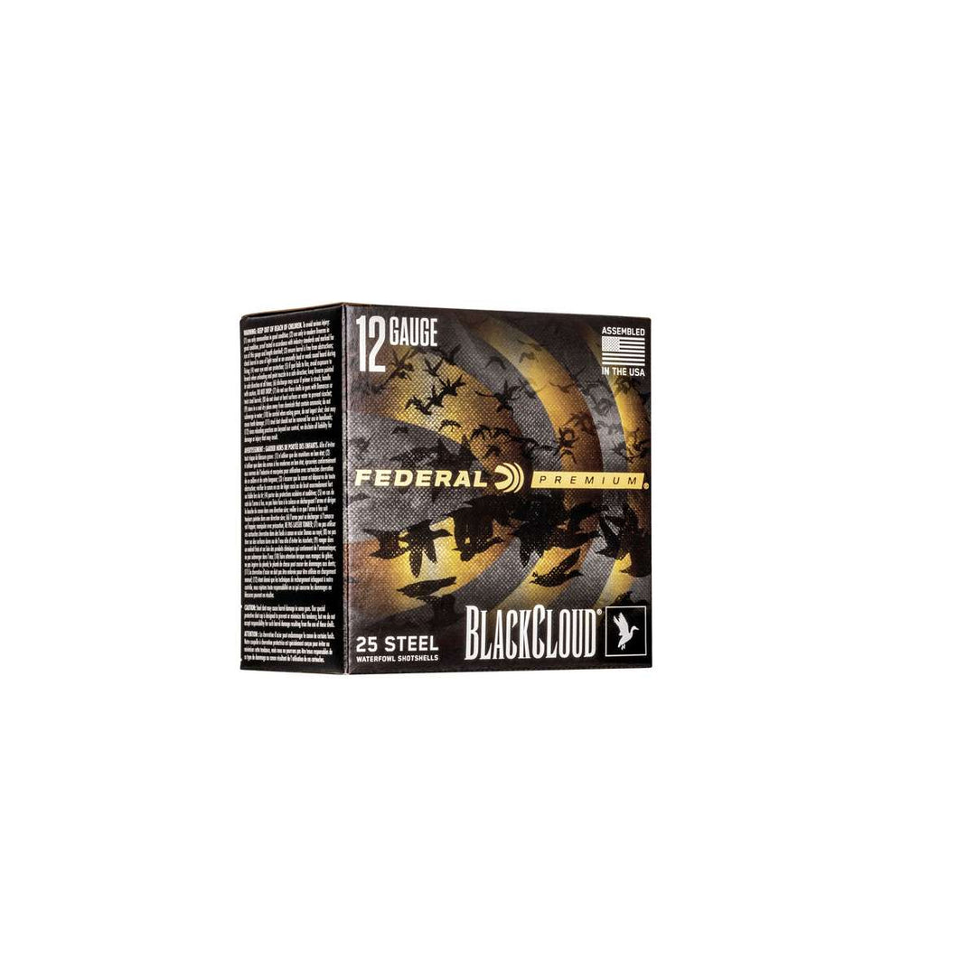 Federal Premium BlackCloud 12GX2-3/4 1-1/8oz 1500FPS #3 25 Rounds