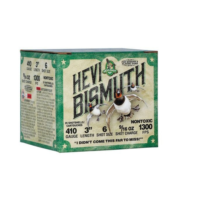 Hevi Bismuth 410GX3 9/16oz 1300FPS #6 25 Rounds