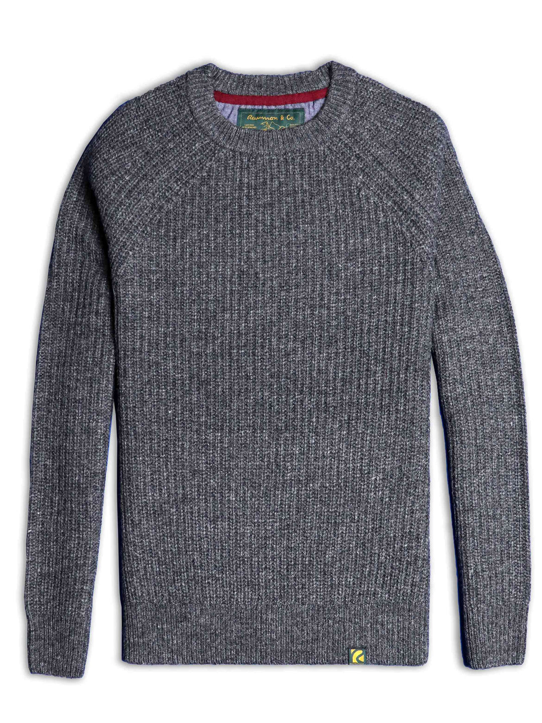 Rawman - Fisherman's Wool Crew-neck Sweater