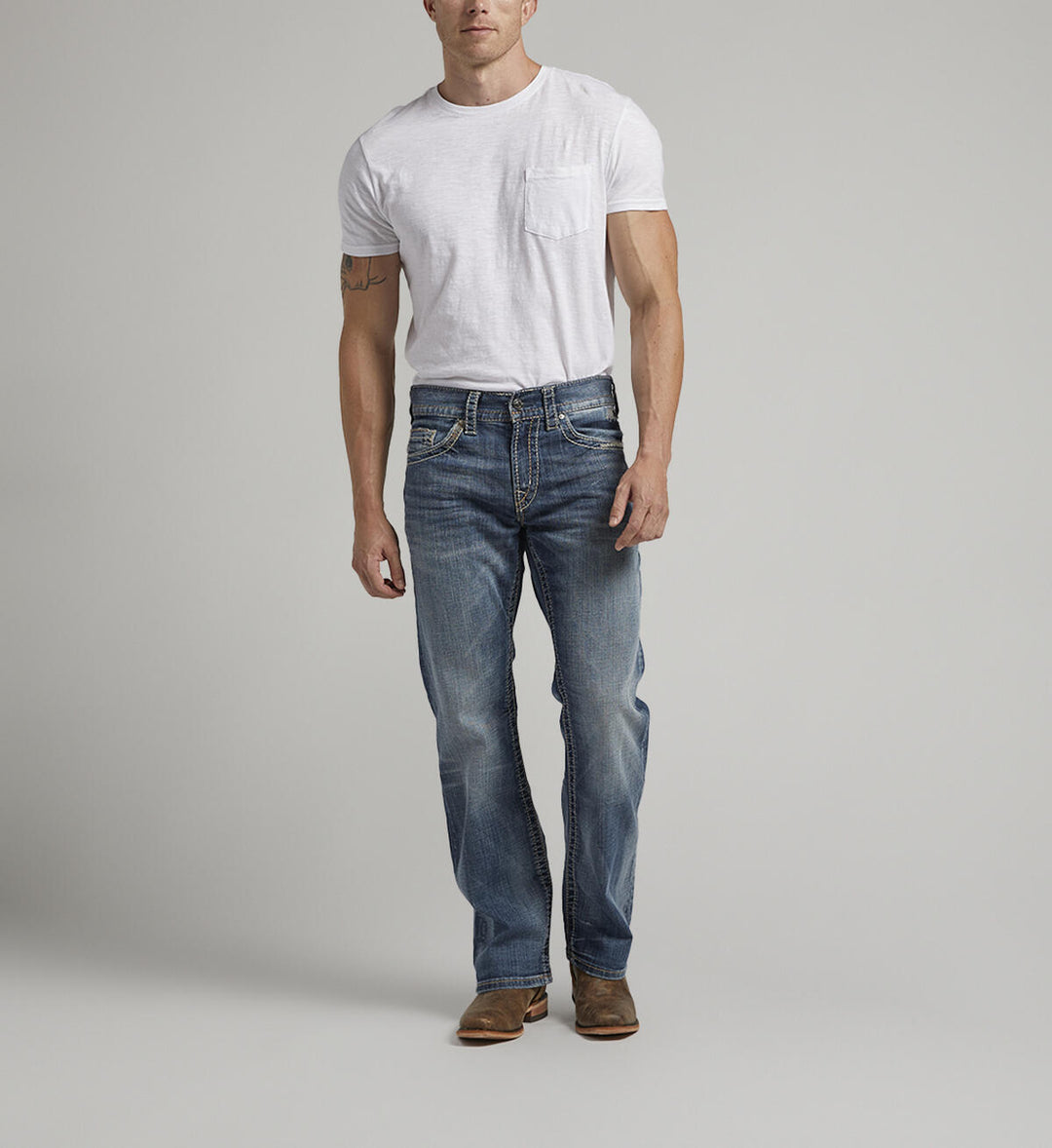 Silver Men's Zac Relaxed Fit Straight Leg Jeans