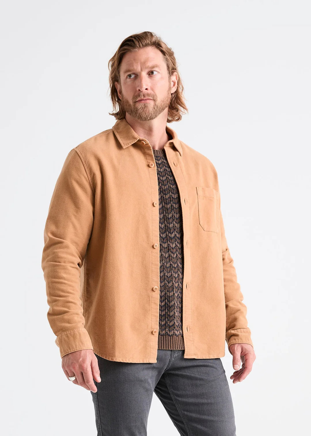 DU/ER Men's No Sweat Moleskin Shirt