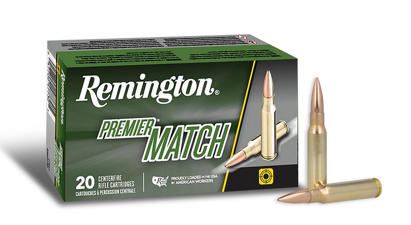 Remington Premier Match 308 WIN Matchking BTHP 2680 FPS 168gr 20 Rounds