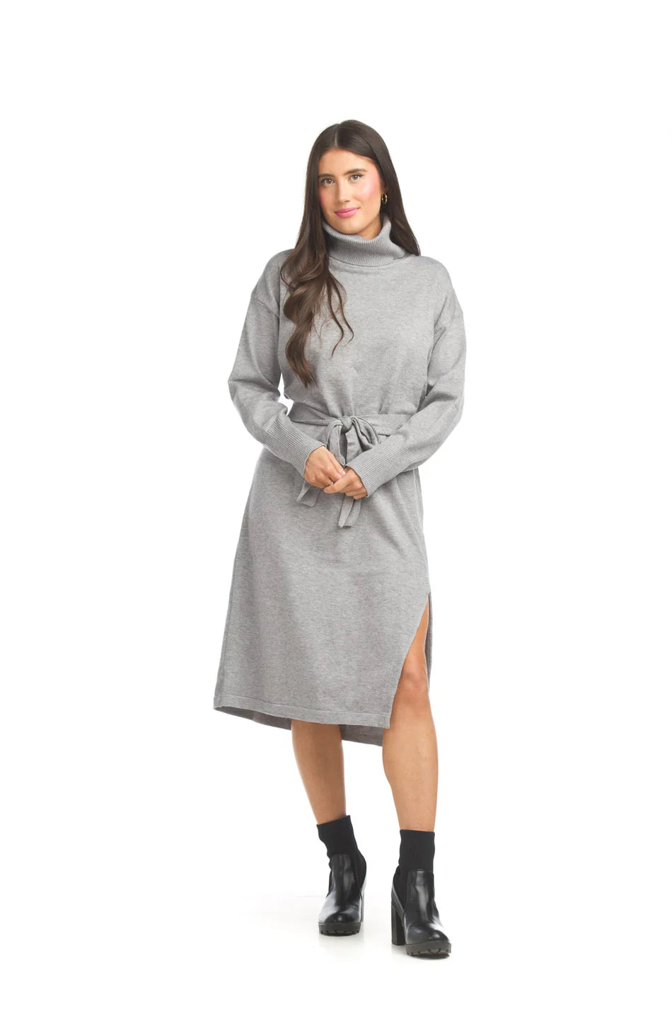 Papillon Midi Roll Neck Sweater Dress