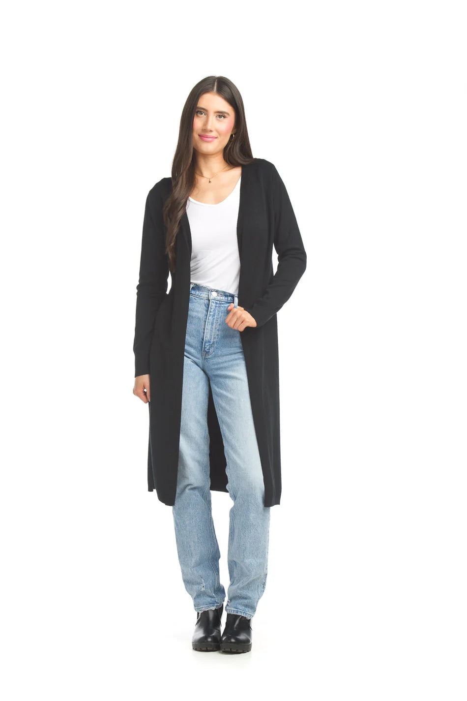 Papillon Long Duster with Slits