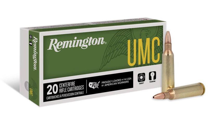 Remington UMC 22-250 REM, in JHP, 3820 FPS 50gr 20 Rounds