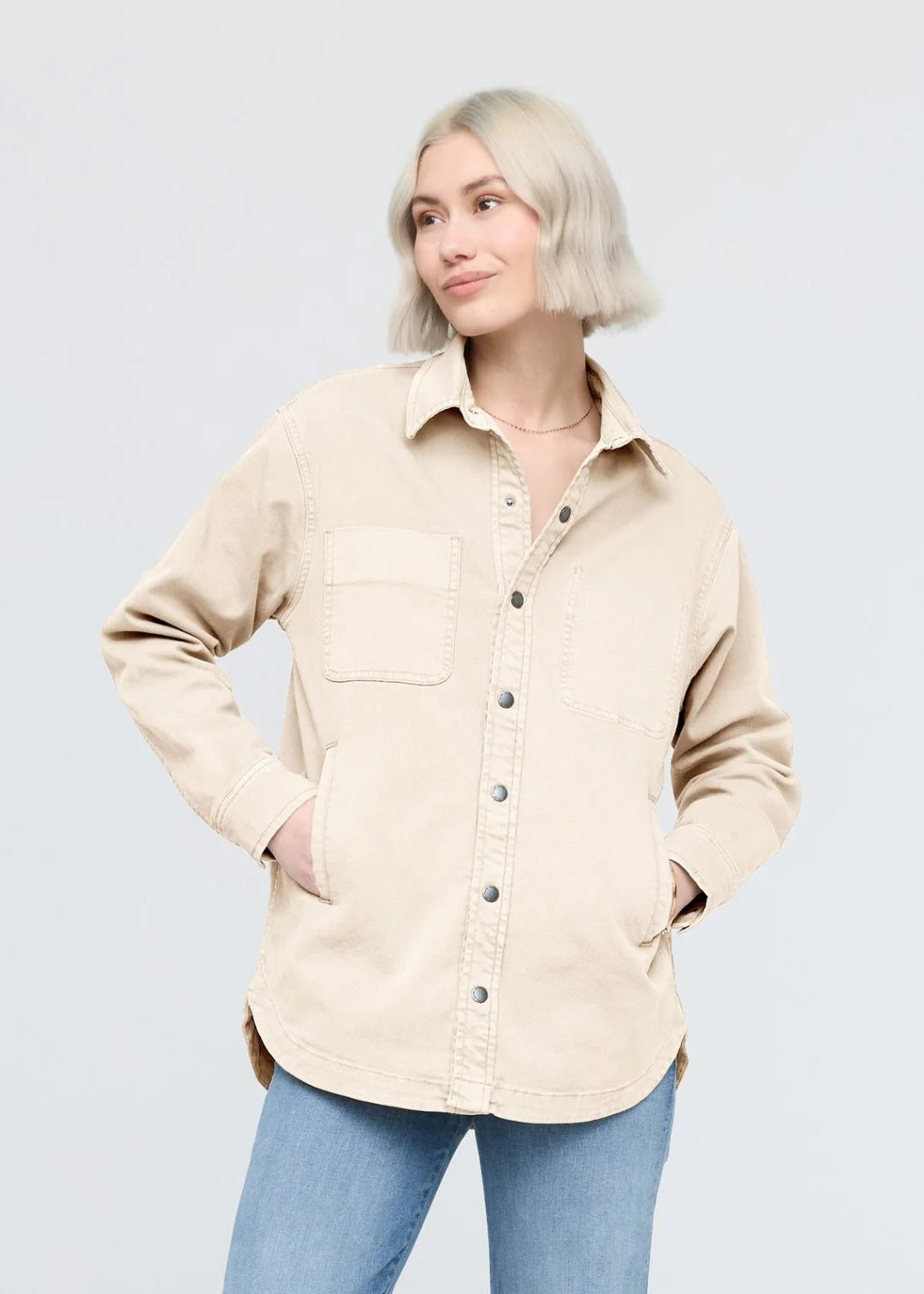 DU/ER Women's LuxTwill Overshirt