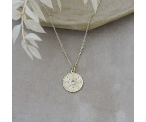 Glee Jewelry - Lone Medallion Necklace