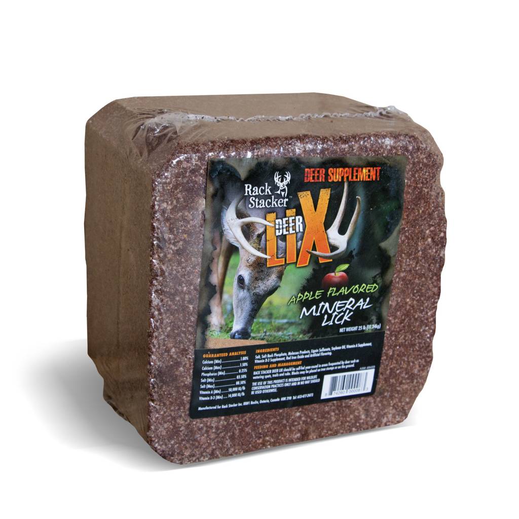 Rack Stacker Deer Lix Block -Apple Flavored Mineral Lick