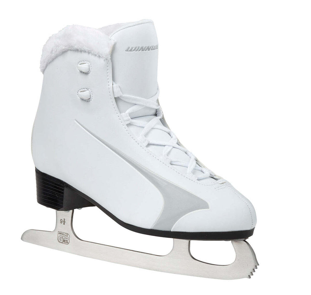 Winnwell Senior Figure Skate with Fur Collar