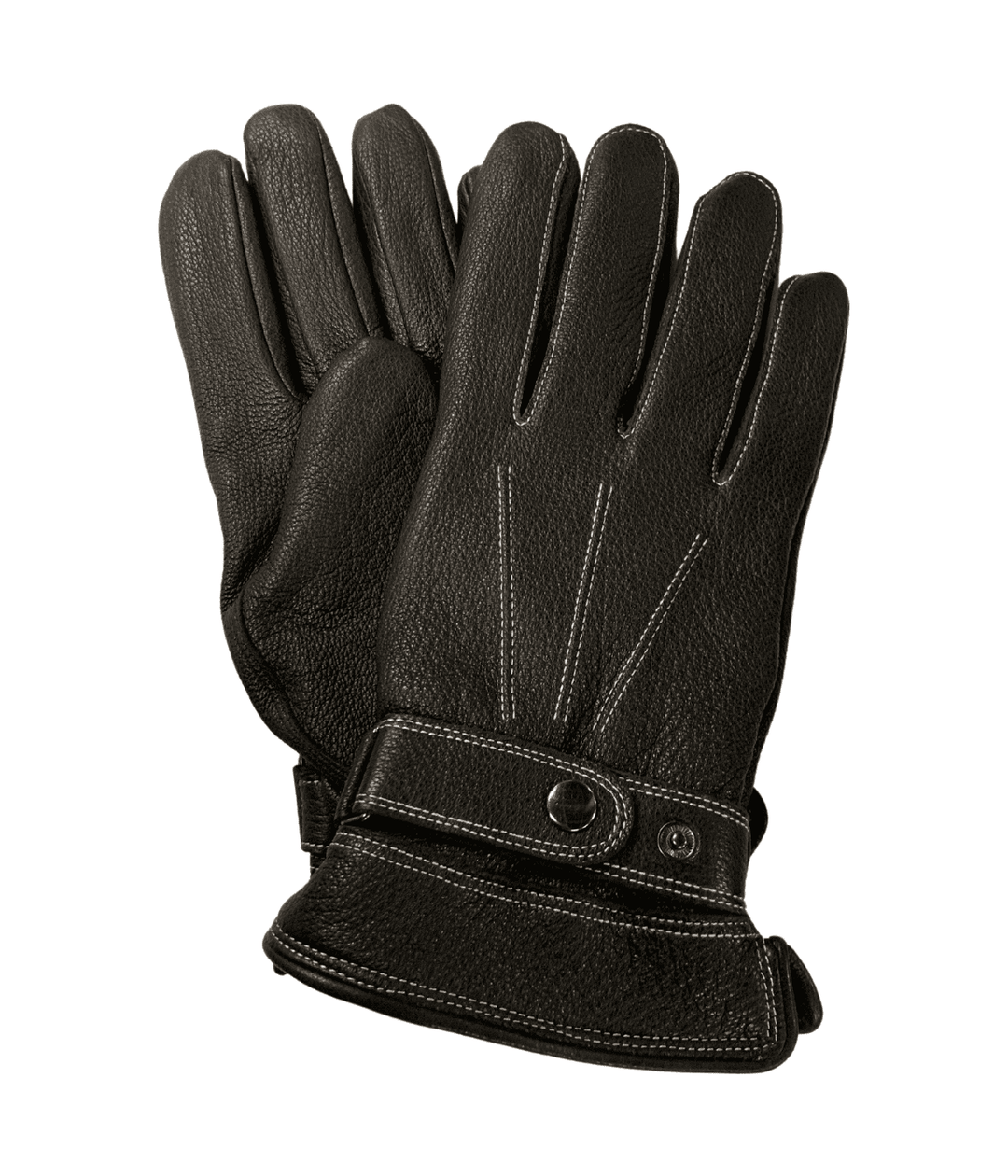 Albee Men's Classic with Snap and White Stitching Gloves